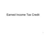 Earned Income Tax Credit