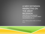 A New Keynesian Perspective on the Great Recession