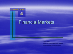 Chapter 4: Financial Markets