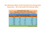 Non Monetary affects of the Financial Crisis during Great