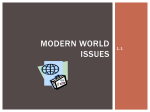 Modern World Issues - Richmond Heights High School