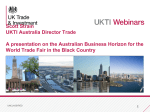 UKTI SW Webinar June 2013 - West Midlands Economic Forum