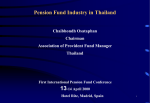 Pension Fund Industry in Thailand