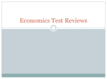 Economics Test Reviews