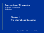 Carbaugh Intl Econ 9e