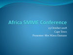 SMME Conference - Africagrowth Institute