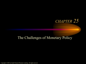 The Goals of Monetary Policy