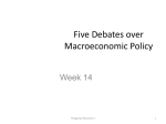 Five Debates over Macroeconomic Policy