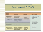 Rent, Interest, and Profit