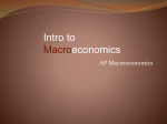 Intro to Macroeconomics