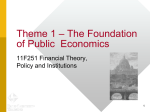 Foundations of Public Economics