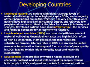 Chapter 19: Developing Countries