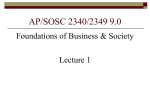 Foundations of Business & Society