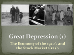 Crash & Depression