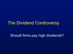 The Dividend Controversy