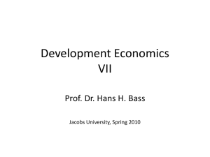 Development Economics