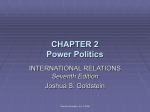 CHAPTER 2 Power Politics