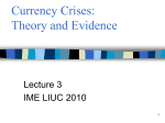 Exchange Rate Regimes