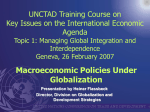 Macroeconomic Policies Under Globalization