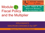 Module Fiscal Policy and the Multiplier