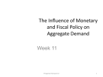 The Influence of Monetary and Fiscal Policy on Aggregate Demand