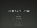 Health Care Reform