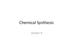 Chemical Synthesis