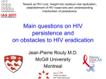 Treatments to modulate HIV reservoirs