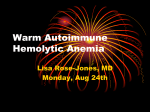 Warm Autoimmune Hemolytic Anemia