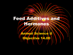 Feed Additives and Hormones