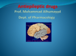 06&07 Drugs used in epilepsy(2nd yr CNS block).