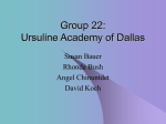 Group 22: Ursuline Academy of Dallas