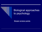 Biological approaches discussion points