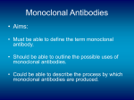 Monoclonal antibodies