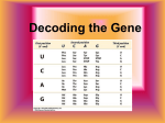 Decoding the Gene - Warren Hills Regional School District