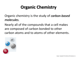 Chapter 3 – The Molecules of Cells