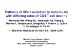 CD4 T-cell count associated with diversity and