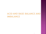 Acid and Base