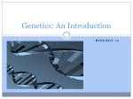 Genetics: An Introduction