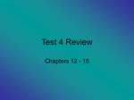 Test 4 Review