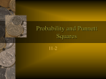 Probability and Punnett Squares