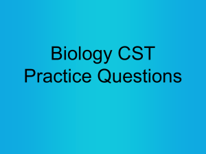 Biology CST Practice Questions