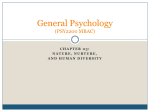 General Psychology (PSY2200 MBAC)