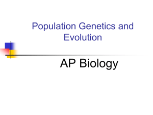 Mechanism of Evolution