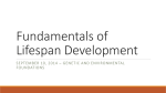 Fundamentals of Lifespan Development