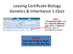 Genetics 1