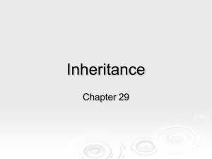 Inheritance