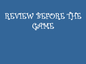 (3) Ch 6 Review Game