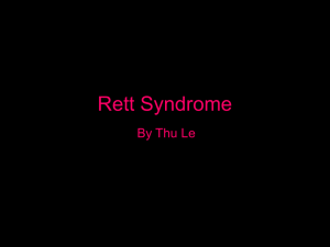 Rett Syndrome