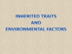 power point - inherited traits